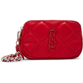 Steve Madden Daisy Quilted Crossbody, Red