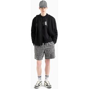 Armani Exchange Men's Monochromatic Rectangle A|x Logo Sweatshirt