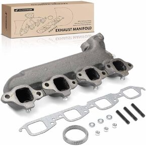 A-Premium Left Engine Exhaust Manifold W/Gasket - 8Cyl 7.4L - Compatible with Chevy & GMC - C,K,R,G,V-Class - C10, C20, K10, K15, R30, R3500, G20, G25, V30, V3500, Impala, Jimmy & More, for# 12551444