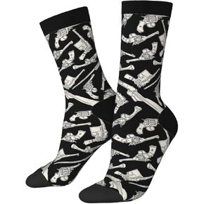 Science Socks Novelty Crew Socks Funny Crazy Science Gifts For Men & Women