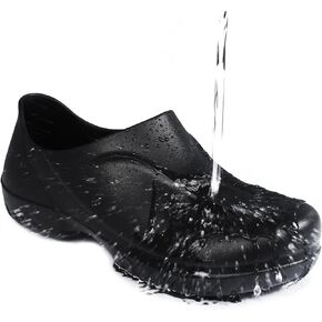 Non Slip Work Shoes for Men Lightweight Non Slip Clogs Men's Slip-Resistant Chef Shoes Slip-on Food Service Shoe for Restaurant, Nursing Shoe
