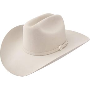 Stetson Brenham 4X Felt San Angelo Collection Cowboy Hat Ivory 4" Brim
