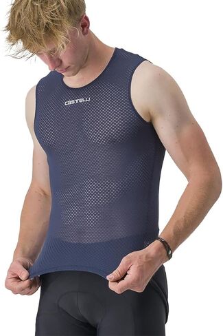 CASTELLI Men’s Pro Mesh 2.0 Sleeveless Jersey, Breathable Cycling Mesh Base Layer for Road, Gravel Biking & Racing in Saudi Arabia