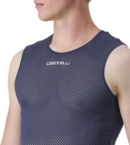 CASTELLI Men’s Pro Mesh 2.0 Sleeveless Jersey, Breathable Cycling Mesh Base Layer for Road, Gravel Biking & Racing in Saudi Arabia