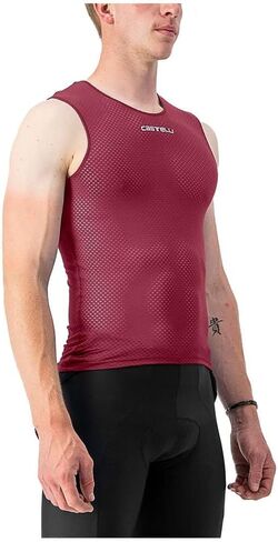 CASTELLI Men’s Pro Mesh 2.0 Sleeveless Jersey, Breathable Cycling Mesh Base Layer for Road, Gravel Biking & Racing in Saudi Arabia