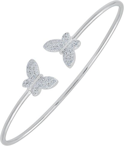 Tishavi GRA معتمد من Moissanite Bangle 925 Sterling Silver White Gold مطلية مفتوحة للنساء ، 0.85-1.50 CTS Moissanite Cuff Pracelets الذكرى السنوية in Kuwait