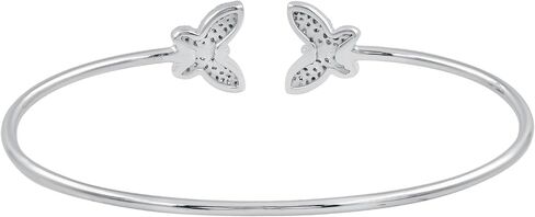Tishavi GRA معتمد من Moissanite Bangle 925 Sterling Silver White Gold مطلية مفتوحة للنساء ، 0.85-1.50 CTS Moissanite Cuff Pracelets الذكرى السنوية in Kuwait