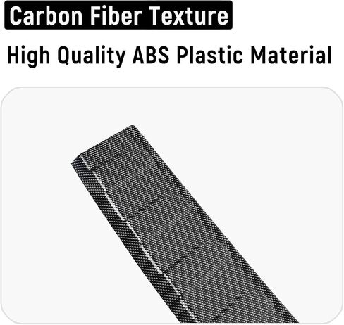 YOJOJOCO Exterior Rear Bumper Protector Compatible with Chevy Equinox 2024 2023 2022 2021 2020 2019 2018 Accessories ABS Material Rear Bumper Guard Trunk Sill Protector (Carbon Fiber Texture) in Saudi Arabia