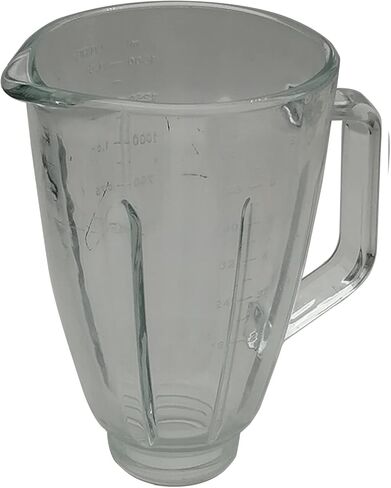 5 Cup 40 OZ round Glass Blender Pitcher&Container&Replaces jar with cross blade and Jar bottom, Compatible with Hamilton Beach Commercial Bar Blenders ：901,908, 909,910, 918, 919 (5-Cup Glass Jar) in Kuwait