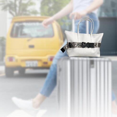 أشرطة الأمتعة لـ Carry On ، تضيف Vethers حزام السفر للأكياس ، ومساعد الأمتعة الخالي من اليدين ، وحزام قابل للتعديل وأنيق مع أبازيم معدنية للحقيبة الثانية ، وملحق السفر في المطار (Leopard) in Kuwait