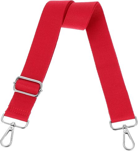 uxcell Wide Shoulder Strap, 3.8cm Adjustable Purse Strap Replacement Crossbody Strap for Shoulder Bag Handbag, Green, Silver Pull Core Buckle in Saudi Arabia