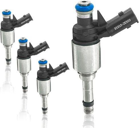 35310-2E500 Fuel Injector Fits for Hyundai Elantra 2014-2017, for Hyundai Tucson 2014-2015, for Kia Forte Forte5 2014-2016, for Kia Soul 2014-2016 2.0L L4 353102E500 (4 PCS) in Saudi Arabia