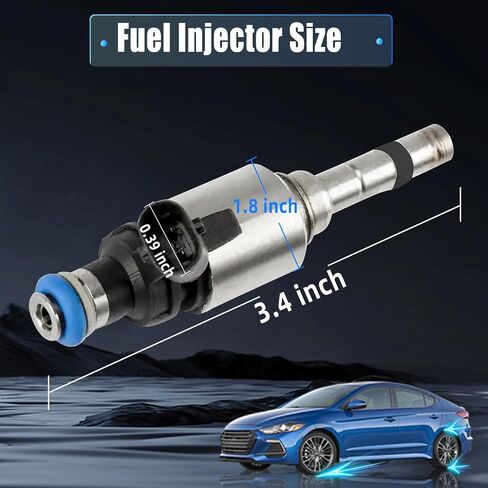 35310-2E500 Fuel Injector Fits for Hyundai Elantra 2014-2017, for Hyundai Tucson 2014-2015, for Kia Forte Forte5 2014-2016, for Kia Soul 2014-2016 2.0L L4 353102E500 (4 PCS) in Saudi Arabia