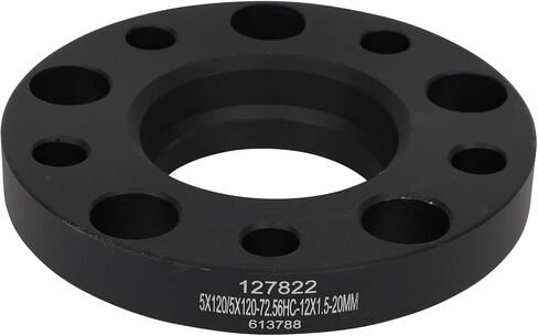 Scitoo 2PCS 5x120 فواصل العجلات 20 مم أزرار 12x1.5 Bore 72.56mm ملائمة لـ BMW Z4 2003-2016 ، لـ BMW X1 2012-2015 ، لـ BMW M3 2008-2013 ، لـ BMW 335I 2007-2013 in Saudi Arabia