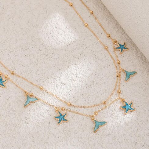 Mermaid Tail Body Chain, Adjustable Starfish Waist Chain, Ocean Beach Wedding Jewelry for Women in Kuwait