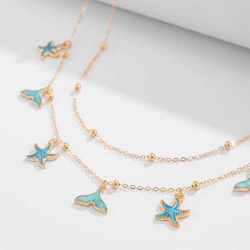 Mermaid Tail Body Chain, Adjustable Starfish Waist Chain, Ocean Beach Wedding Jewelry for Women in Kuwait