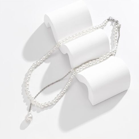 Sexy Back Chain for Women Bridal Wedding Backdrop Necklaces Crystal Pearl Back Necklace for Backless Dress Simple Summer Body Chain Jewelry in Saudi Arabia