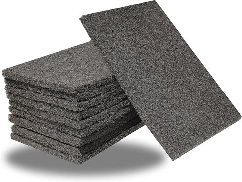 Tonmp 10 Pack 6 x 9 Inch 800 Grit General Purpose Scuff Pads for Scuffing, Scouring, Sanding, Paint Primer Prep Adhesion Scratch - Surface Preparation Automotive Car Auto Body Woodworking (Grey) in Saudi Arabia