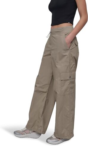 DKNY womens Wide Leg Adjustable Waistcord Cargo Pant in Saudi Arabia