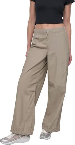 DKNY womens Wide Leg Adjustable Waistcord Cargo Pant in Saudi Arabia