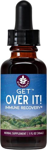 WishGarden Herbs Get Over It! - Herbal Immunity Recovery Supplement & Immune Booster Tincture, Provides Immunity Boost to Help Eliminate Stubborn Conditions, Immune Support, Lung Support, Biotic, 2oz in Saudi Arabia