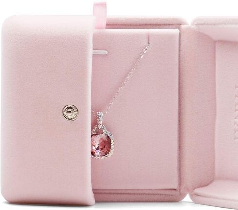Oirlv Pink Velvet Jewelry Backaging Box Pendant Accordant Display Case Case Case. in Kuwait