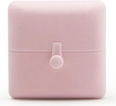 Oirlv Pink Velvet Jewelry Backaging Box Pendant Accordant Display Case Case Case. in Kuwait
