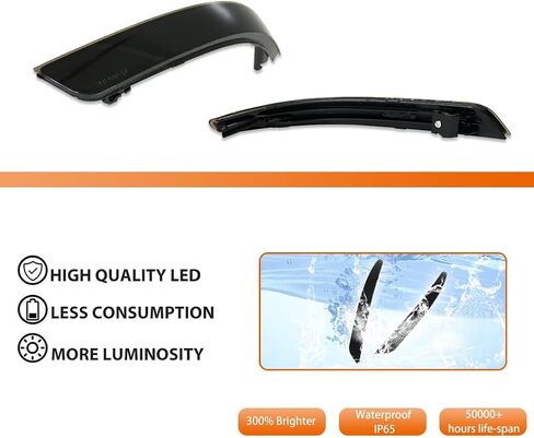 Adiil Smoked Lens الخلفية العاكس العاكس مقطورة مجموعة ضوء الفرامل لعام 2016-2020 Infiniti QX60 in Kuwait