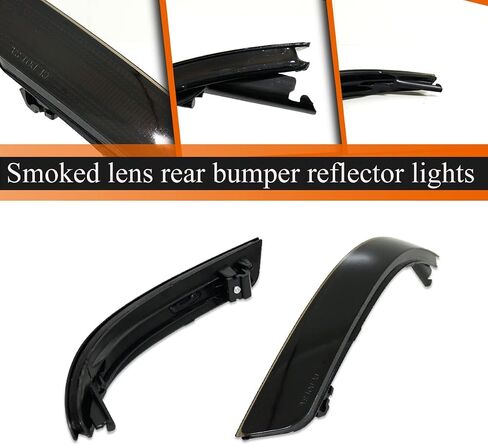 Adiil Smoked Lens الخلفية العاكس العاكس مقطورة مجموعة ضوء الفرامل لعام 2016-2020 Infiniti QX60 in Kuwait