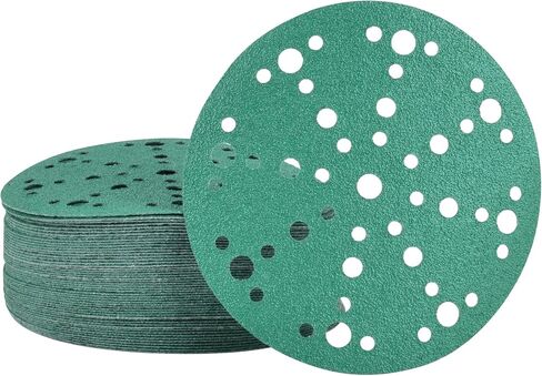 6 inch Sand Paper Disc, 49-Hole, 150 Grit, 50-Pack in Kuwait