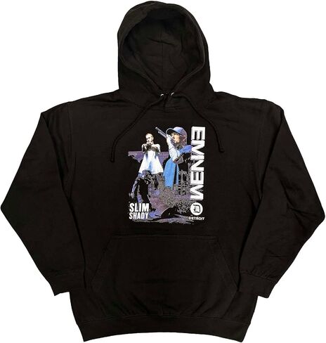 Eminem Hooded Detroit Logo Marso Mathers New New Usisex Black in Saudi Arabia