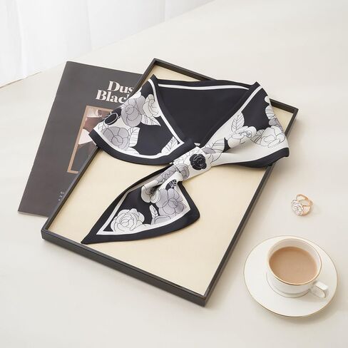 27.6 "× 5.9" إكسسوارات العنق والكتف المطبوعة وشاح الحرير الموضة للنساء in Saudi Arabia