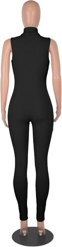 المرأة المثيرة bodycon بذلة مزلية بذلة بلا أكمام سحاب. in Kuwait