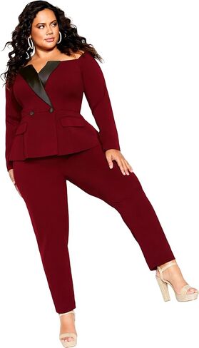 City Chic womens Plus Size Jumpsuit Alice in Saudi Arabia
