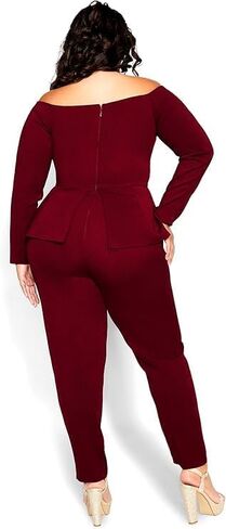 City Chic womens Plus Size Jumpsuit Alice in Saudi Arabia