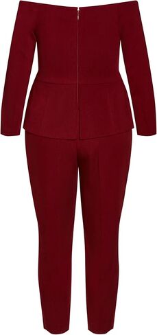 City Chic womens Plus Size Jumpsuit Alice in Saudi Arabia