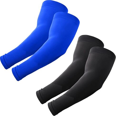 Plus Size Arm Sleeves, UV Sun Protection Cooling Sports Arm Cover Compression for Men/Women in Kuwait