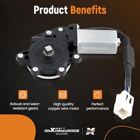 maXpeedingrods Power Window Lift Motor Front Left for Nissan 350Z 2003-2009, Infiniti G35 2003-2007 2 Door Coupe Driver Side, Replace 80731-CD00A, 742-511 in Saudi Arabia