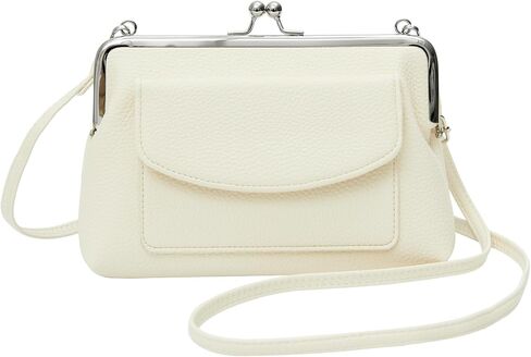 Women Small Shoulder Crossbody Bag Kiss Lock Fashion Designer Phone Purse in Saudi Arabia