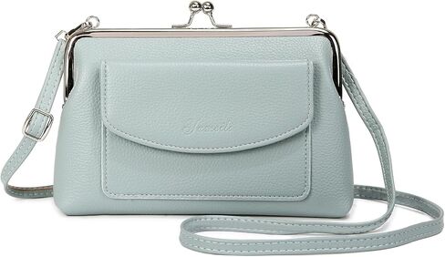 Women Small Shoulder Crossbody Bag Kiss Lock Fashion Designer Phone Purse in Kuwait