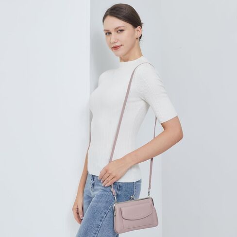 Women Small Shoulder Crossbody Bag Kiss Lock Fashion Designer Phone Purse in Kuwait