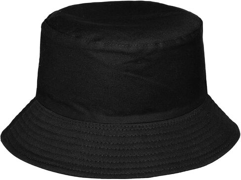 Reversible Bucket Hat for Men Women Summer Travel Beach Outdoor Fishing Hat 100% Cotton in Saudi Arabia