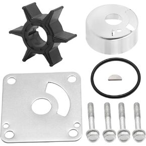 6L2W0078 Water Pump Impeller Kit for Yamaha 2-Stroke 20HP 25HP Outboard Engines 6L2-W0078-00-00 Sierra 18-3431