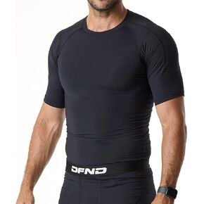 Men's Active Hybrid Ax/Rx Short Sleeve Compression Shirt – 360° Graduated for Injury Relief & Performance – Made in USA