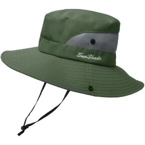 قبعات شمس للرجال نساء enfoldment حافة واسعة ، حماية الأشعة فوق البنفسجية قبعة دلو المشي لمسافات طويلة ، قبعة سفاري ، قبعة الصيد ، قبعة الشاطئ in Kuwait