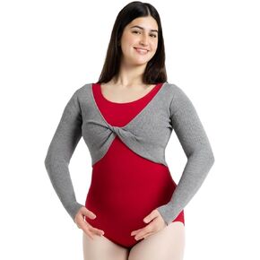 يتجاهل Capezio مع عقدة فو ، رمادية هيذر ، متوسطة/كبيرة