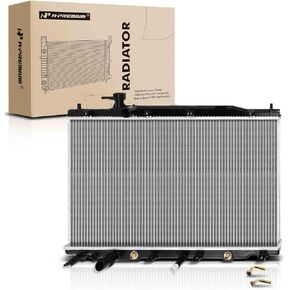 A-Premium Engine Coolant Radiator Assembly with Transmission Oil Cooler Compatible with Honda CR-V CRV 2007 2008 2009, L4 2.4L, Automatic Trans.