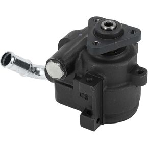 Power Steering Pump, Car Power Assist Pump No.4L2Z3A674BA/5L2Z3A674BA for Ford Explorer 1997-2005 V6 4.0L for Ford for Ranger 2001-2011 V6 4.0L Aluminum Alloy Black, 1 Pc