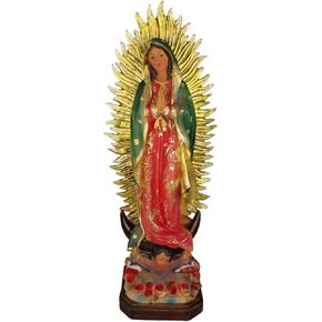 تماثيل Virgen de Guadalupe ، سيدة غوادالوبي مريم العذراء ، راتنجات كبيرة فيرجينسيتا ماريا إساتوا 8 بوصة