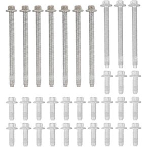 Oil Pan Bolt Screws Aluminum for BMW 128i 135i 323i 328i 328xi 335i 335is 335xi 435i 525i 525xi 528i 530i 530xi 535i 640i 740Li 740i ActiveHybrid 3 5 7 M2 M235i M3 M4 X1 X3 X4 X5 X6 Z4